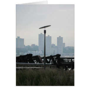 Cartão Através do rio 5x7