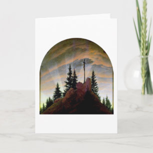 Cartão Atravessa nas montanhas, Friedrich