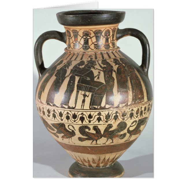 Cartão Attic Corinthian Anphora (Frente)