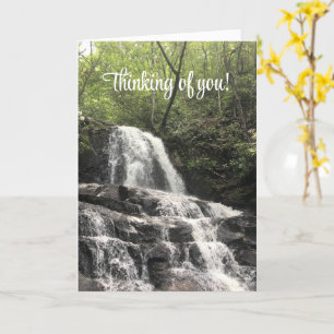 Cartão Atualizando e significando, pensando em você, cart