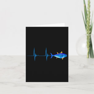 Cartão Atum Rabilho-Coração Ekg Peixes De Profundidade Pu