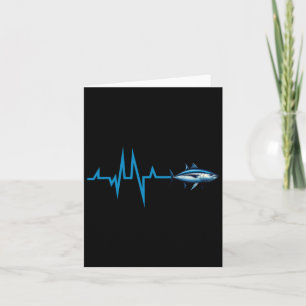 Cartão Atum Rabilho-Coração Ekg Peixes De Profundidade Pu