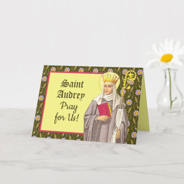 Cartão Audrey (Etheldreda) (P 003) (Planta pequena)