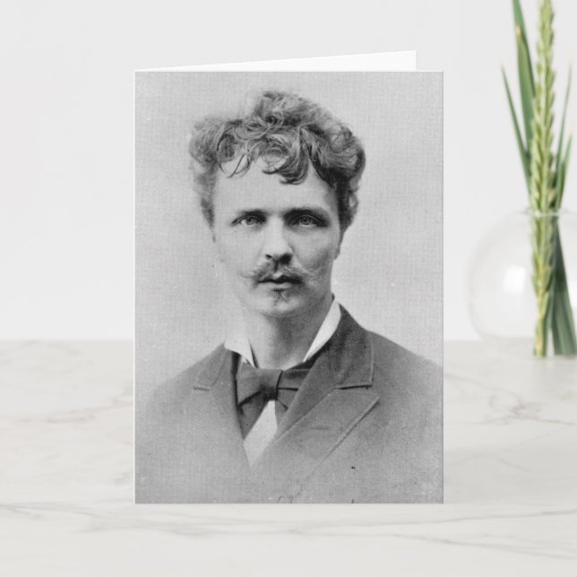 Cartão August Strindberg, o 1º de janeiro de 1884 (Frente)