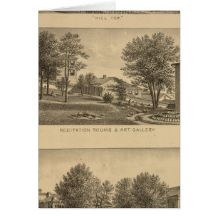 Cartão Augusta Female Seminary, Virgínia