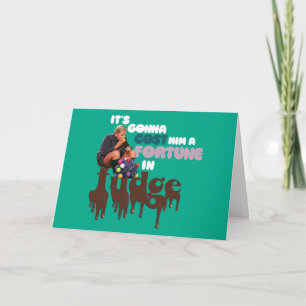 Cartão Augustus Gloop - Uma Fortuna em Fudge