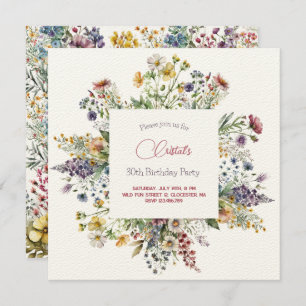 Cartão Aula flores adultos Aniversário