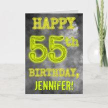 Aura Assustadora Brilhante "FELIZ ANIVERSÁRIO DE 5