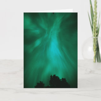 Cartão Aurora Boreal Noturna | Ontário, Canadá