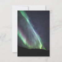 Aurora Borealis Via Látea Galáxia
