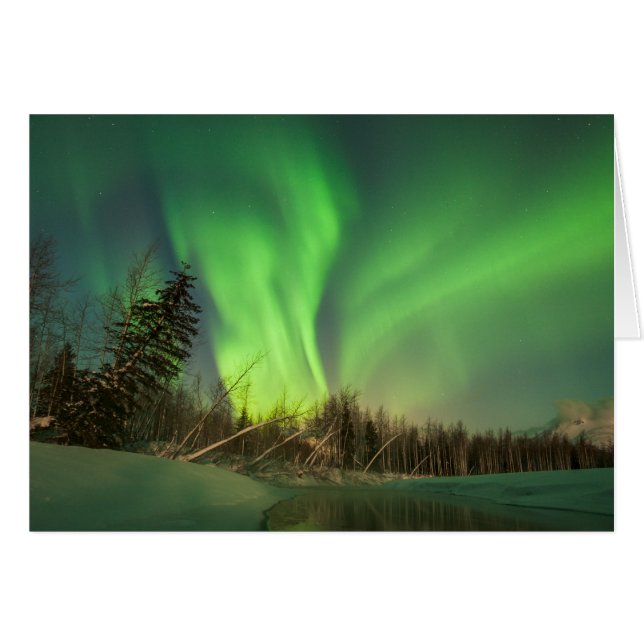 Cartão Aurora do Spruce de Letenção (Frente horizontal)