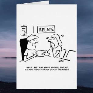 Cartão Ausente Marido Envia Cartão-postal.