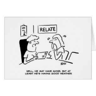 Cartão Ausente Marido Envia Cartão-postal.