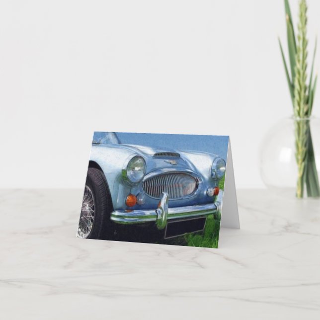 Cartão Austin Healey 3000 (Frente)