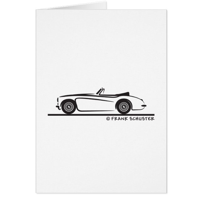Cartão Austin Healey 3000 MK II (Frente)