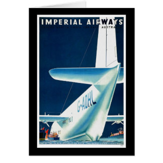 Cartão Austrália Imperial Airways