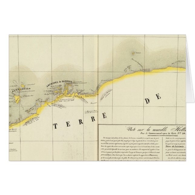 Cartão Austrália Oceânia n.o 44 (Frente Horizontal)