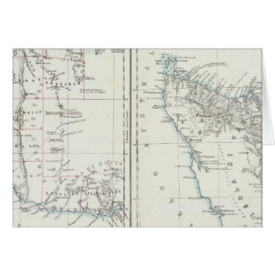 Cartão Austrália Ocidental e Tasmânia