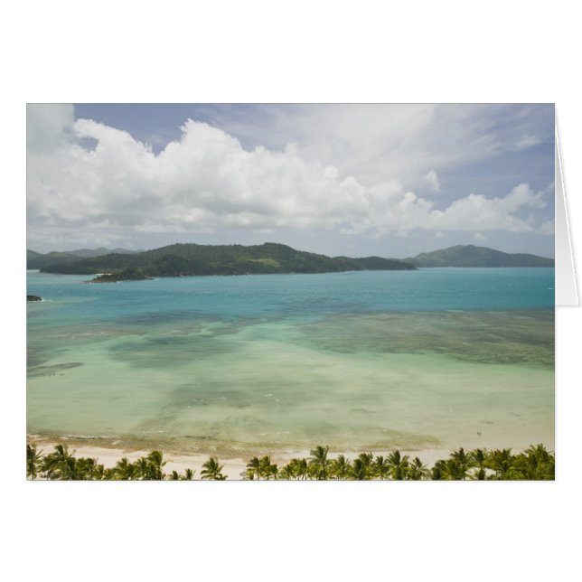 Cartão Austrália, Queensland, Costa de Whitsunday, 3 (Frente Horizontal)