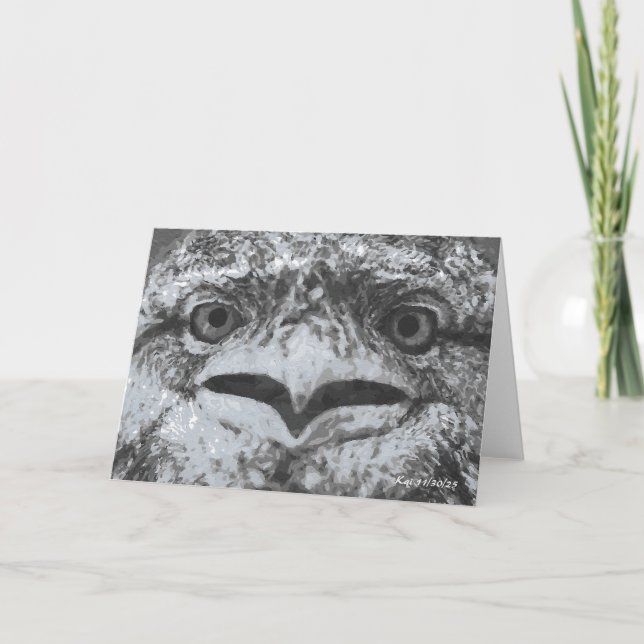 Cartão Australian Wildlife, Nature's Curmudgeon, Animal (Frente)