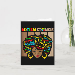 Cartão Autismo Afro-Africano Grangie Awarene