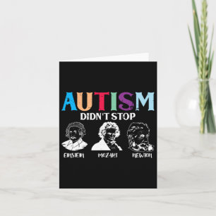 Cartão Autismo não impediu a famosa consciência Pessoas