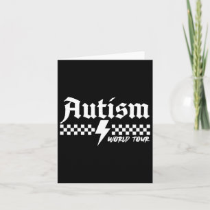 Cartão Autismo Sensibilização Mundo Autismo Tour Be Kind