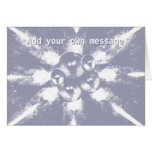 Cartão Auto-falantes de música de alto contraste cinza