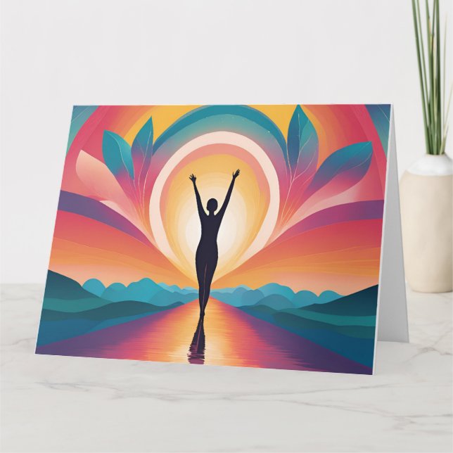 Cartão Autoamor e empoderamento (Frente)