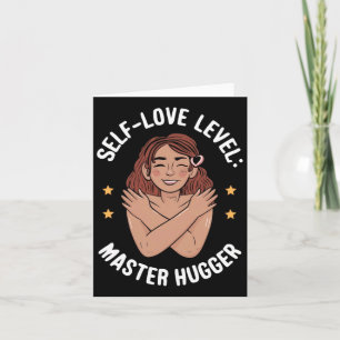 Cartão Autoamor Nível Master Hugger Sticker