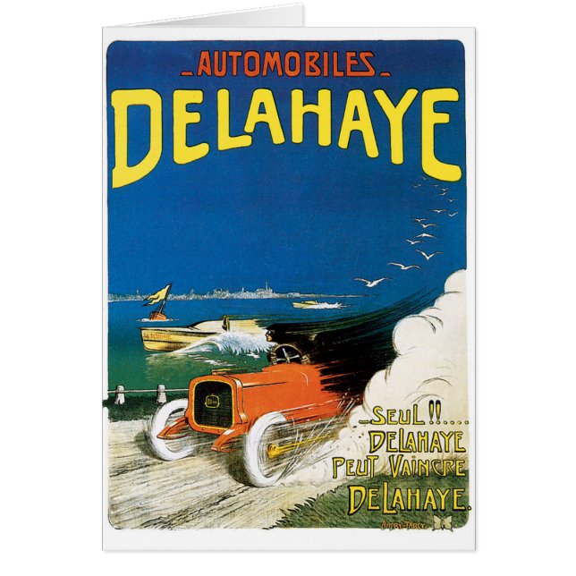 Cartão Automóveis de Delahaye (Frente)