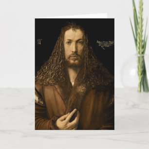 Cartão Autorretrato aos Vinte e Oito, 1500