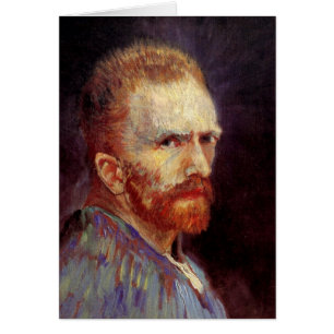 Cartão Autorretrato de Vincent van Gogh, Arte Fino Antigo