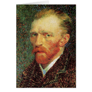 Cartão Autorretrato de Vincent van Gogh, Arte Fino Antigo