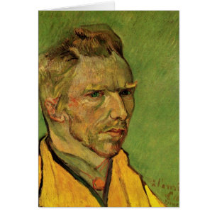 Cartão Autorretrato de Vincent van Gogh, Arte Fino Antigo
