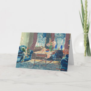 Cartão Autorretrato George Luks