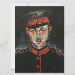 Cartão Autorretrato (por Walter Gramatté)