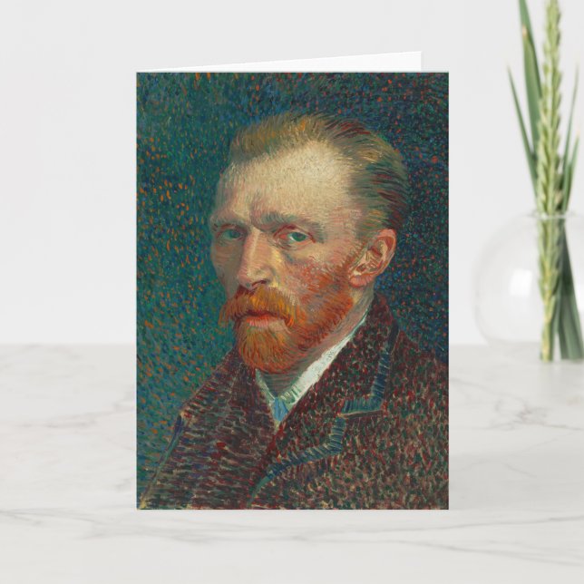 Cartão Autorretrato | Vincent van Gogh (Frente)