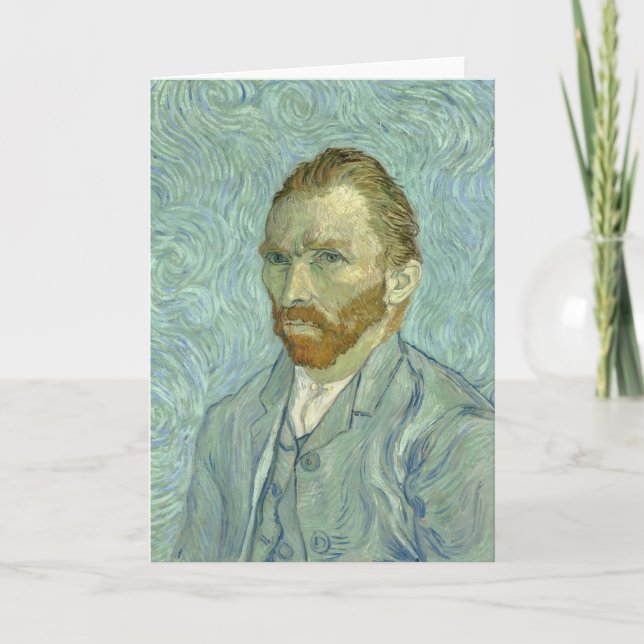Cartão Autorretrato | Vincent van Gogh (Frente)