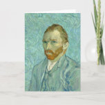 Cartão Autorretrato | Vincent Van Gogh<br><div class="desc">Autorretrato (1889) do artista poste-impressionista holandês Vincent Van Gogh. Van Gogh frequentemente se usou como modelo para praticar pintura artística. Este foi o último de seus muitos autorretratos,  pintados apenas meses antes de sua morte. Use as ferramentas de design para adicionar texto personalizado ou personalizar a imagem.</div>