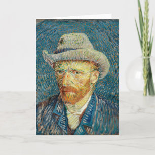 Cartão Autorretrato   Vincent van Gogh