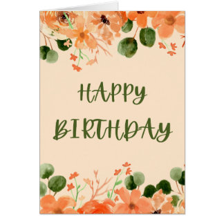 Cartão Autumn Blooms