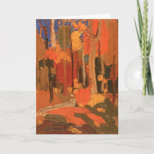 Cartão Autumn Color por Tom Thomson