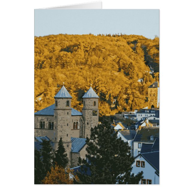 Cartão Autumn em Bad Muenstereifel (Frente)
