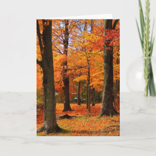 Cartão Autumn Greetings Card
