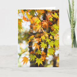 Cartão Autumn Leaves [Greeting Card]
