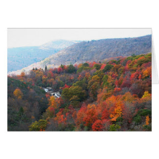 Cartão Autumn Waterfall