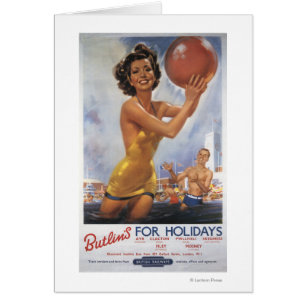 Cartão Ava Gardner Campos de Butlin