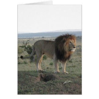 Cartão Avaliação do leão (dos Lions Clube) (Olare