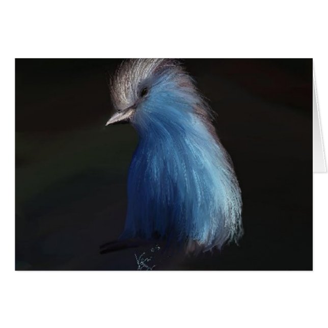 CARTÃO AVE AZUL (Frente Horizontal)